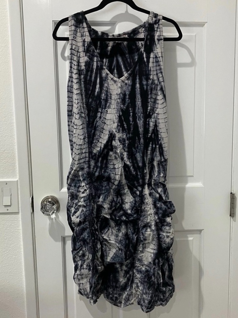XCVI Wearables Midi Tie-Dye Dress, Large